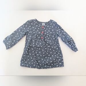 Carter's Denim Long Sleeve Blouse size 18 months